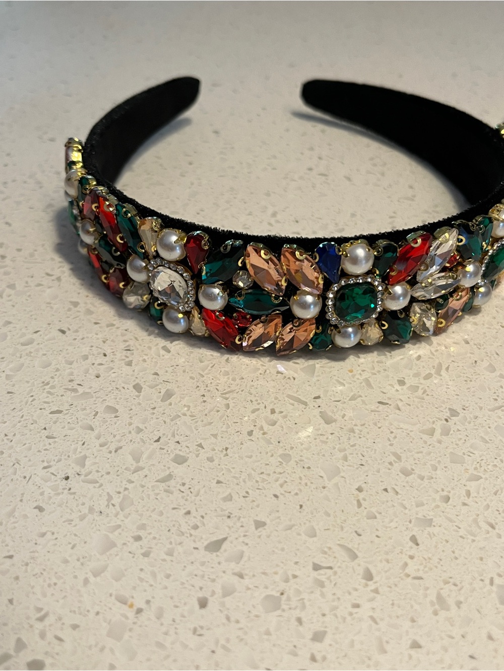 Embellished multicolor Crystal Headband - Picture 5 of 8